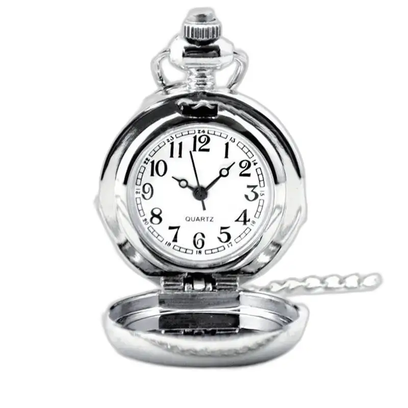 Montre Collier Harmonie Couleurs élégantes avec montre pocket watch en argent