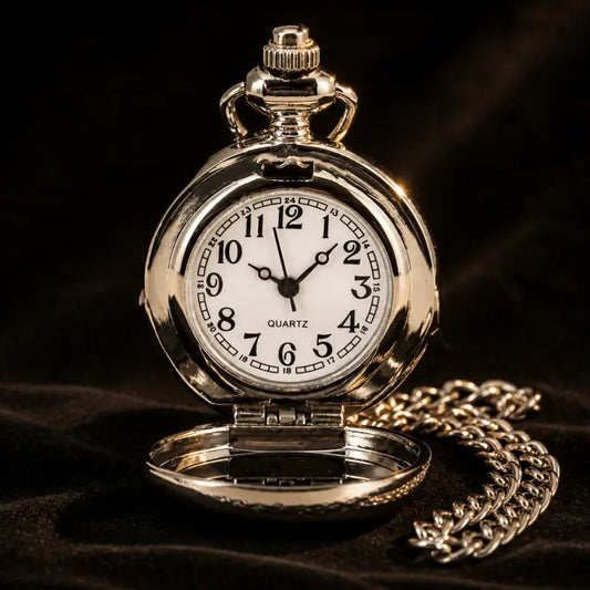 Montre à Gousset Quartz Collier Femme Homme - Univers Gousset