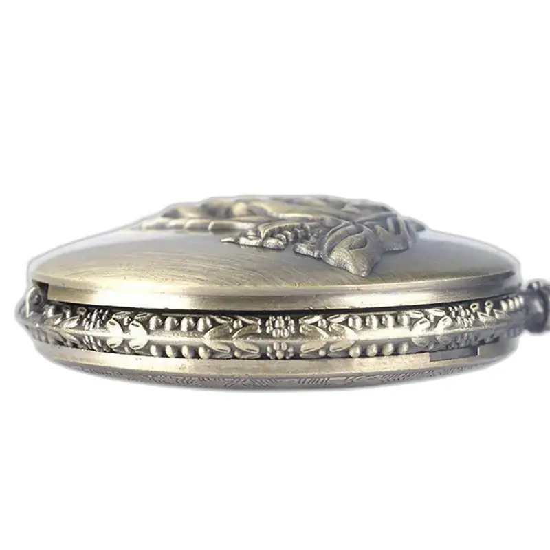 Montre Collier Loup ornée montre en bronze inspirée de Games of Thrones