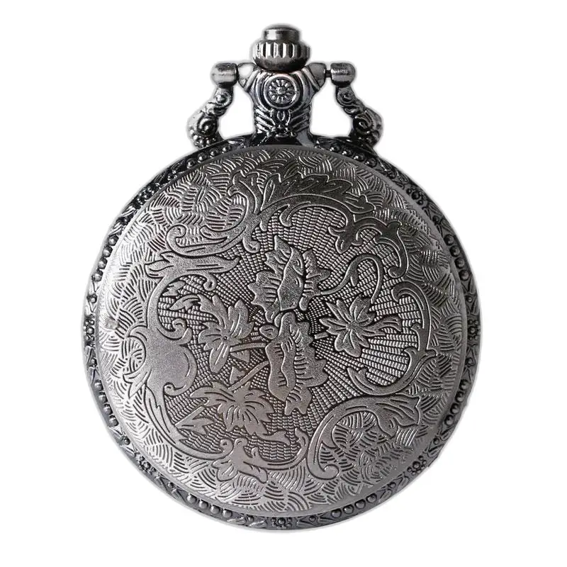 Montre Collier Loup ornée en argent inspirée de Games of Thrones, parfaite pour les fans