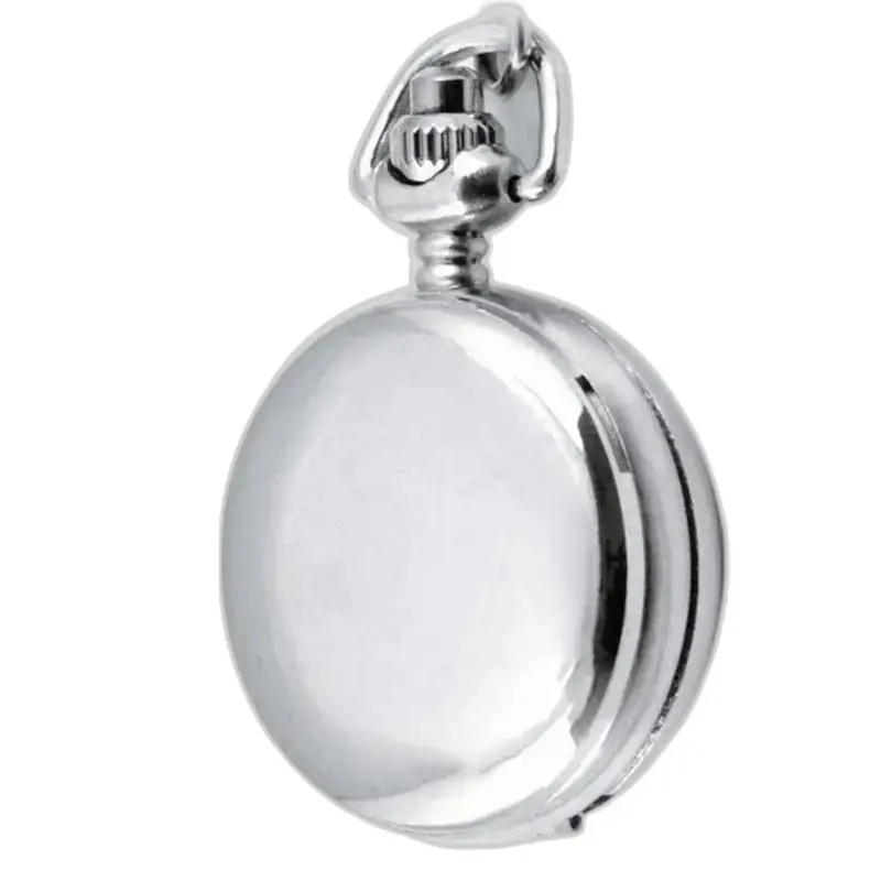 Montre Collier Argent avec Pendentif Fantaisie Manga et Gousset en Argent