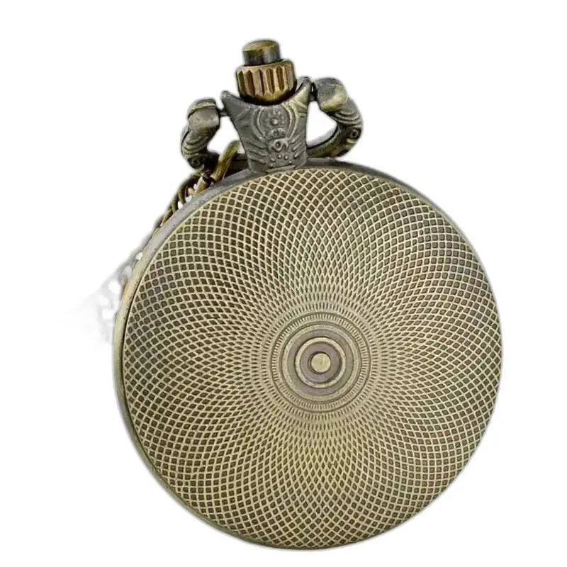 Ornate bronze pocket watch for Montre Collier Naissance de Jésus Vintage Femme
