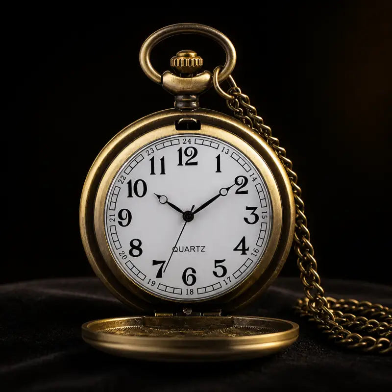 Montre Gousset Collier Oiseau Plumes Vintage - Univers Gousset