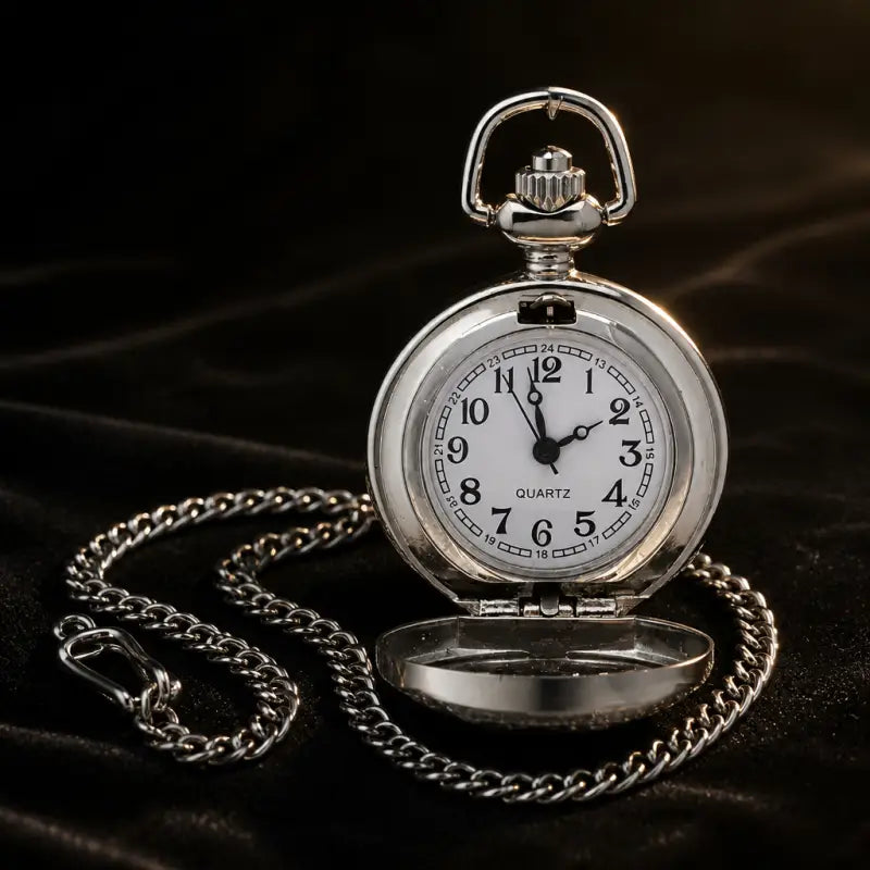 Montre de Poche Quartz Panda Collier Vintage - Univers Gousset