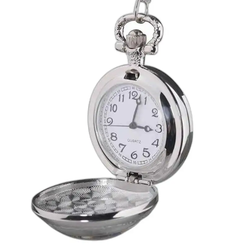 Montre Collier Papillon avec Pierres Précieuses, montre pendentif en argent ouverte