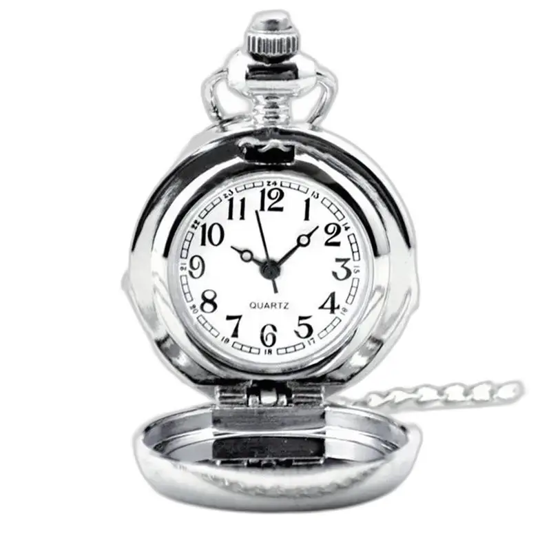 Montre Collier Quartz Marie pour Homme et Femme, montre collier en argent avec quartz