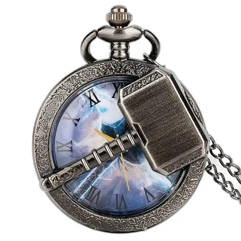 Montre Collier Quartz Marteau de Thor Femme avec un design unique et élégant