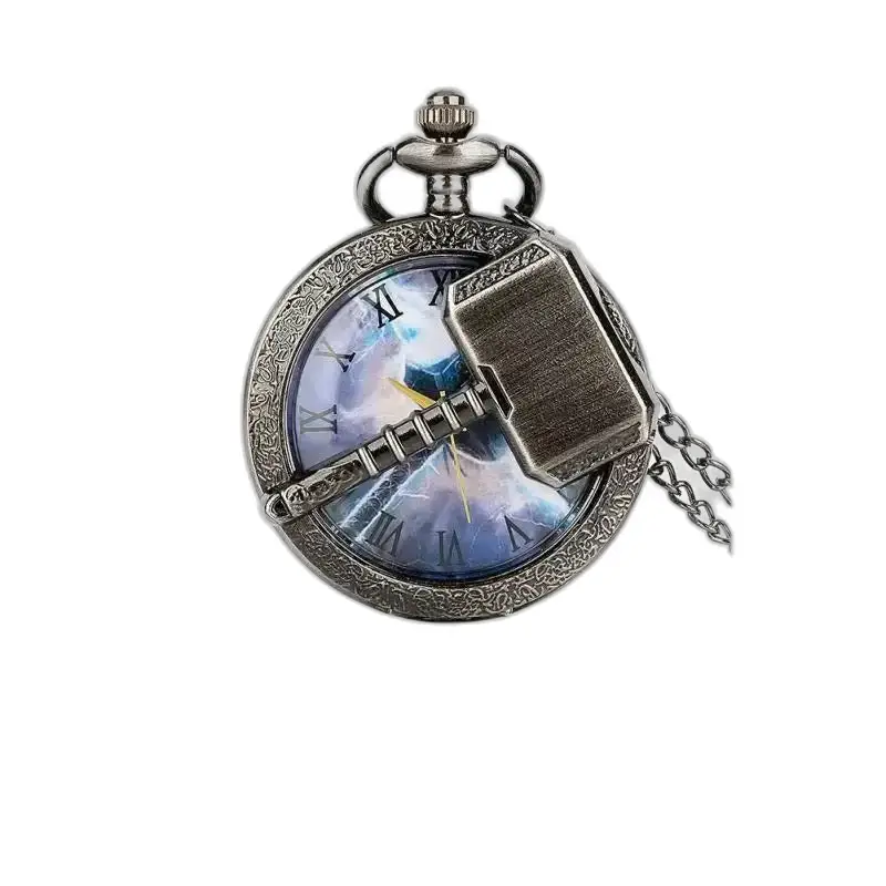 Montre Collier Quartz Marteau de Thor Femme avec un design inspiré de Thor