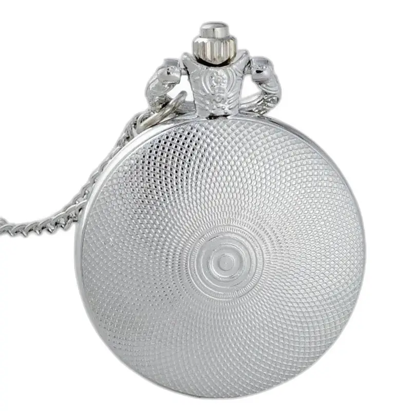 Montre collier Reine des Abeilles Vintage avec design texturé en argent