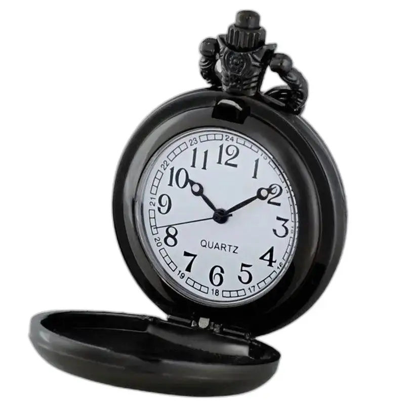 Montre Collier Reine des Abeilles Vintage en noir avec décorations raffinées