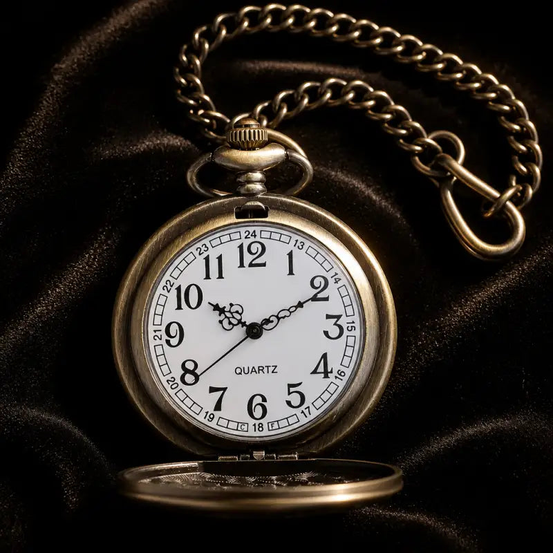 Montre à Gousset Quartz Rosace Femme Vintage - Univers Gousset