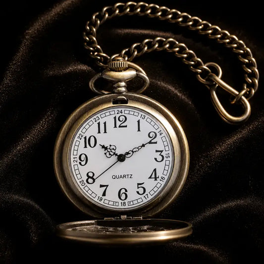 Montre à Gousset Quartz Rosace Femme Vintage - Univers Gousset