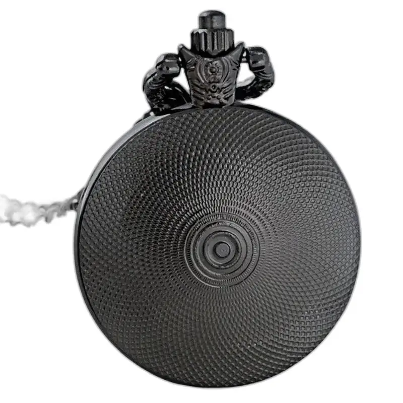 Montre Collier Rose Rouge Vintage Unisexe avec surface texturée noire