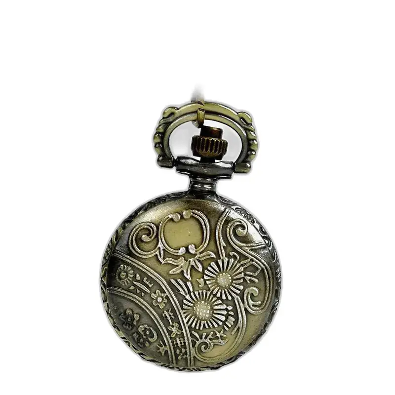 Montre Collier Royal Crown Vintage Bronze avec un design en bronze orné