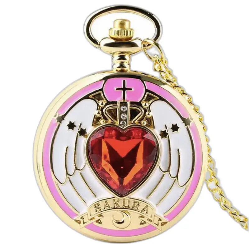 Montre Collier Sakura Vintage en or, élégante pièce unisexe pour tous les styles