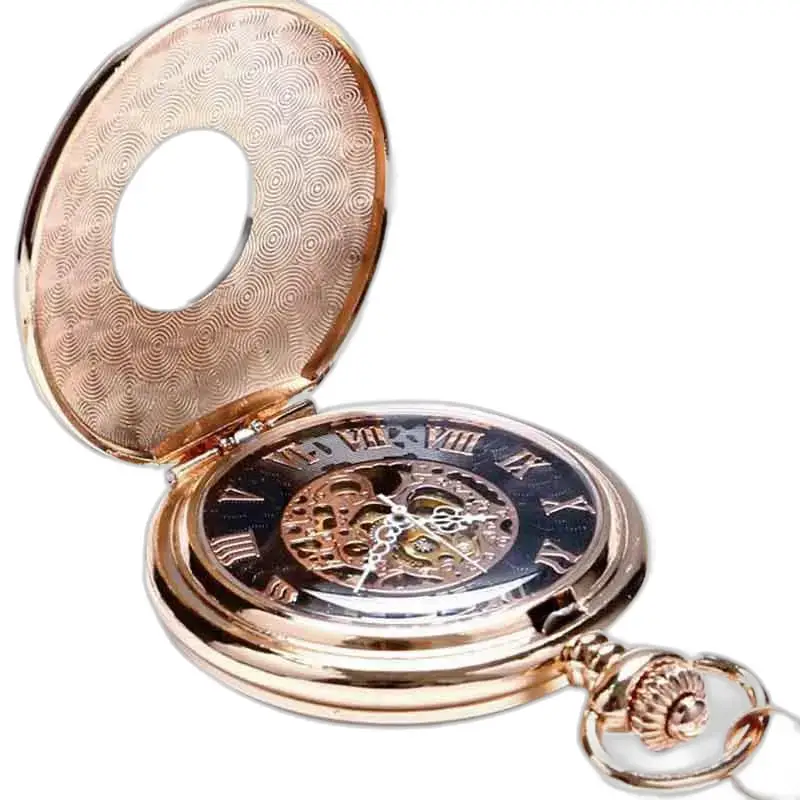 Montre de Poche à Gousset Luxe Nacre D’or, élégante et raffinée avec son éclat doré
