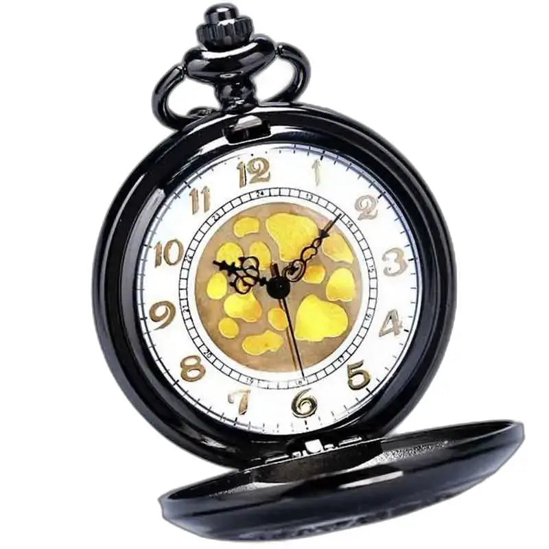 Montre de Poche à Gousset Steampunk Mercure avec mécanisme visible et design élégant