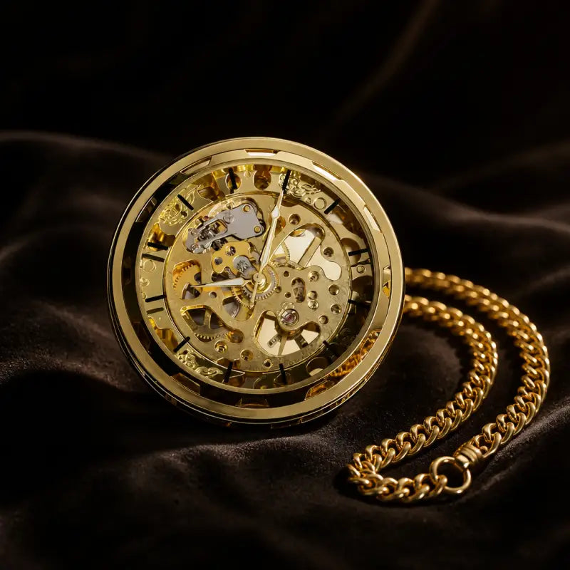 Montre de Poche Automatique Squelette Homme - Univers Gousset