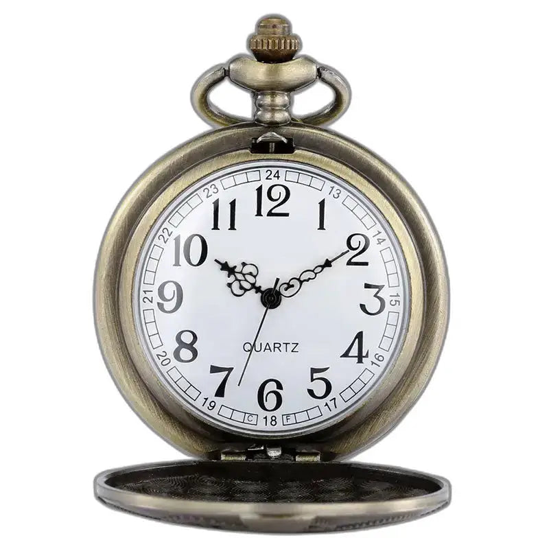 Montre de Poche Gousset Steampunk Chic avec montre à quartz au style antique
