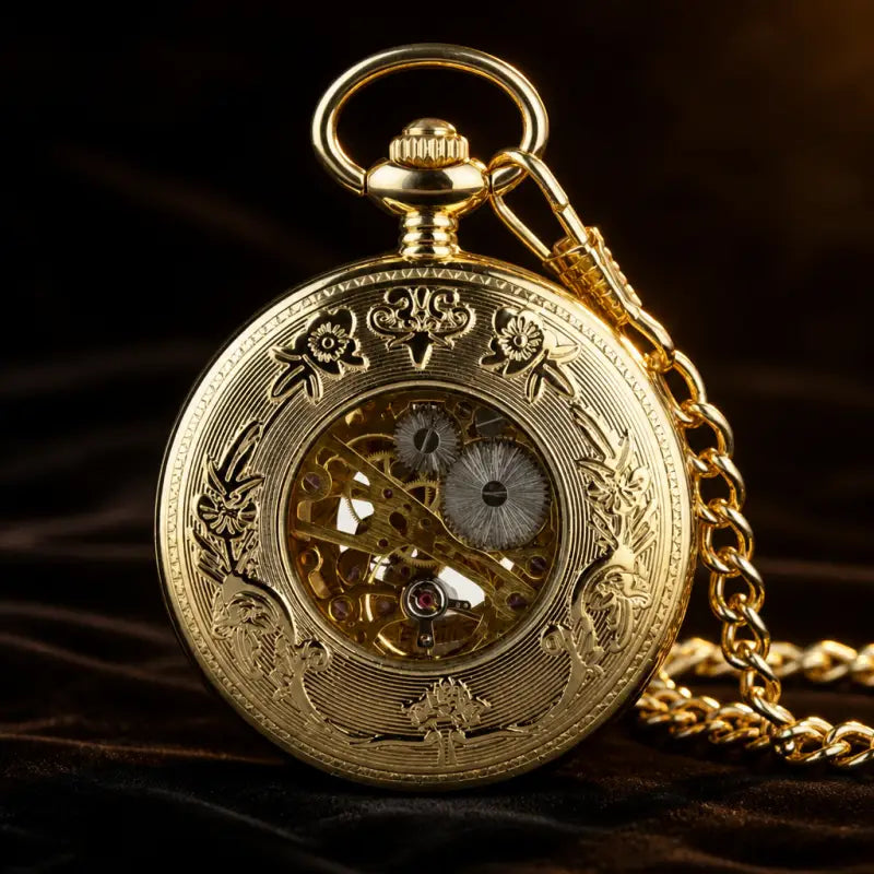 Montre de Poche Mécanique Demi-chasseur Luxe - Univers Gousset