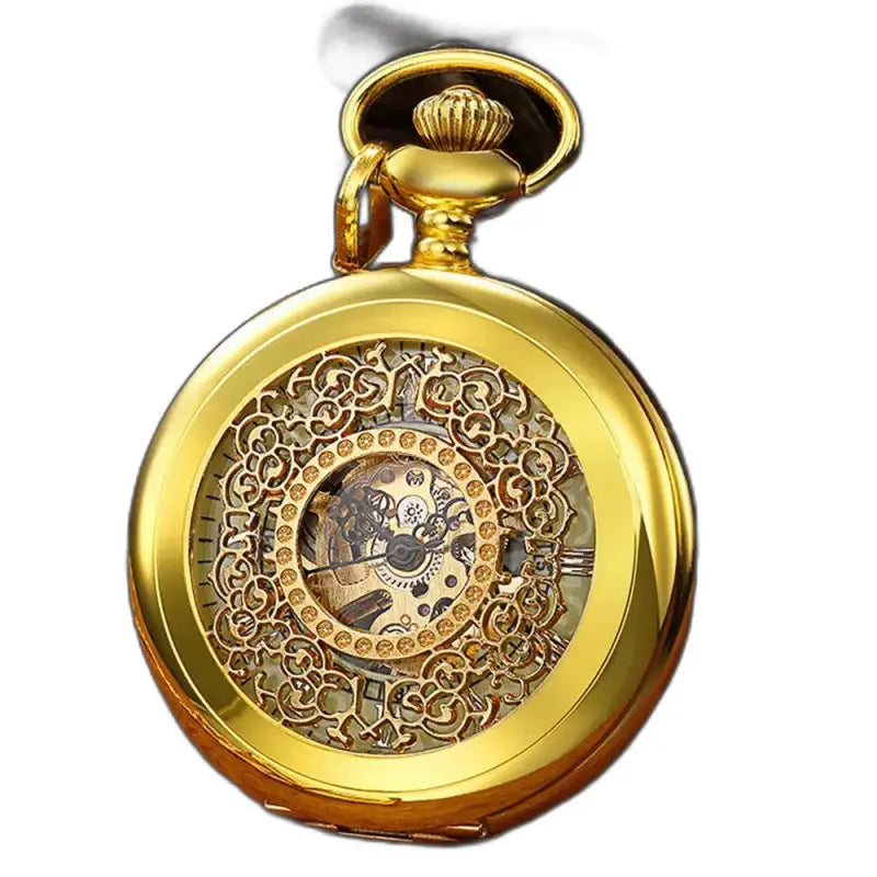 Montre de Poche Mécanique Lumineuse Femme en or avec détails raffinés