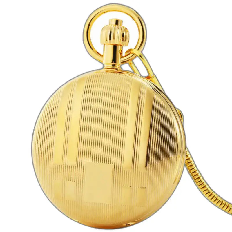 Montre de Poche Mécanique Or pour Modern Gentlemen avec chaîne en or