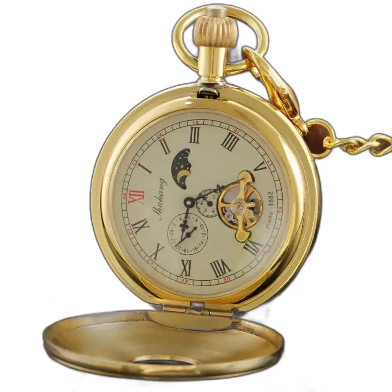 Montre de Poche Moonlight Luxury pour Homme en or pour toutes les occasions spéciales
