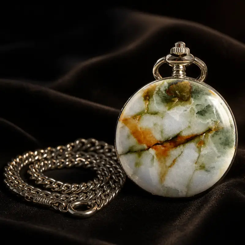 Montre à Gousset Mécanique Marbre Demi-chasseur - Univers Gousset