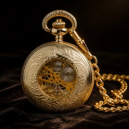 Montre à Gousset Mécanique Demi-chasseur Or - Univers Gousset