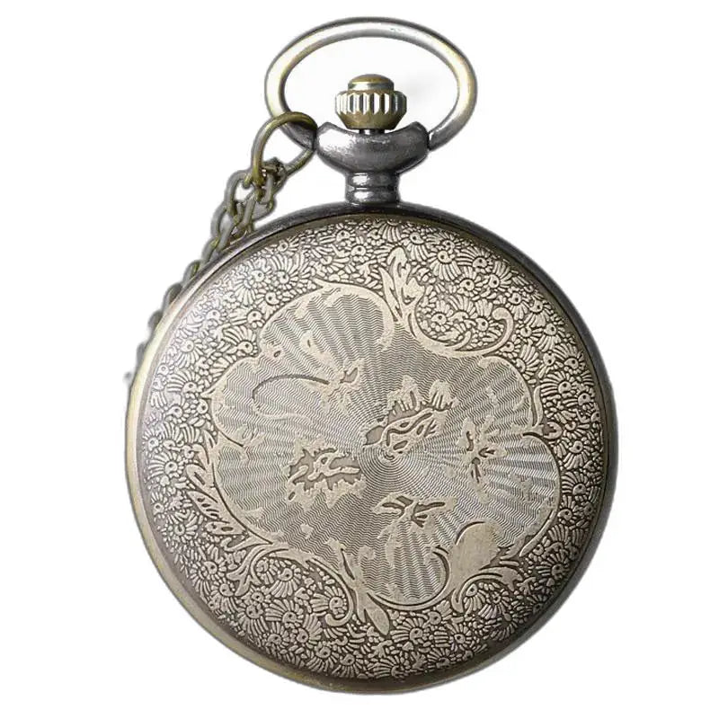 Montre Femme Pendentif Ancienne Style Vintage Argent avec un élégant cadran argenté