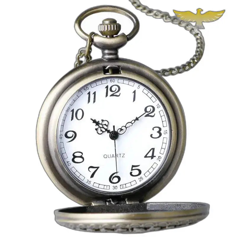 Montre Femme Pendentif Ancienne Style Vintage Argent avec chaîne antique
