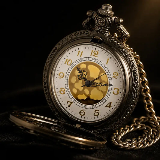 Montre à Gousset Mécanique Squelette Steampunk - Univers Gousset
