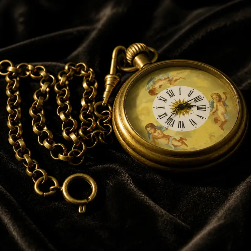 Montre à Gousset Mécanique Ange Vintage - Univers Gousset