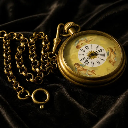 Montre à Gousset Mécanique Ange Vintage - Univers Gousset