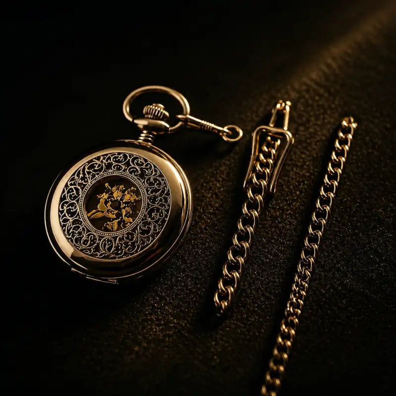 Montre à Gousset Mécanique Ciselée Homme - Univers Gousset