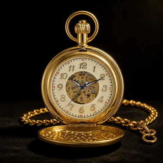 Montre à Gousset Automatique Chasseur Homme - Univers Gousset