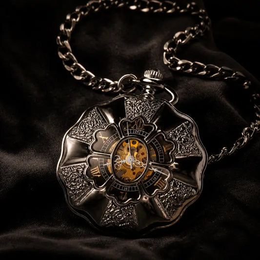 Montre à Gousset Automatique Gothique Steampunk - Univers Gousset