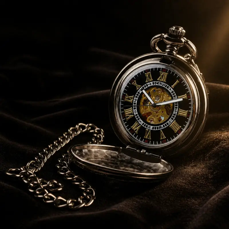 Montre à Gousset Automatique Demi-chasseur Vintage - Univers Gousset