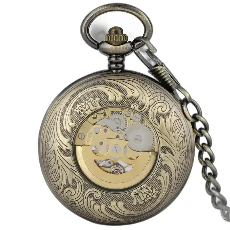 Montre Gousset Automatique Vintage Mécanique avec un élégant design antique