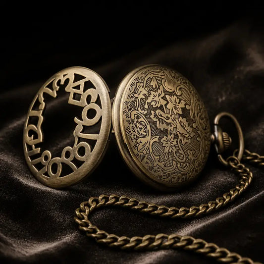 Montre à Gousset Quartz Collier Femme Vintage - Univers Gousset