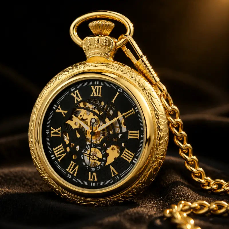 Montre à Gousset Mécanique Cadran Ouvert Homme - Univers Gousset