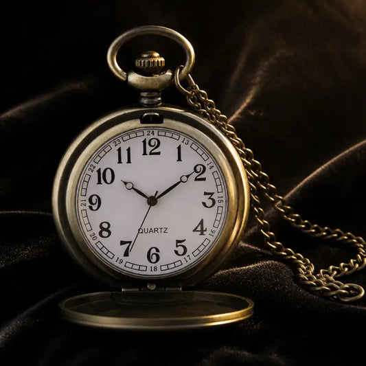 Montre à Gousset Quartz Chouette Collier Fantaisie - Univers Gousset