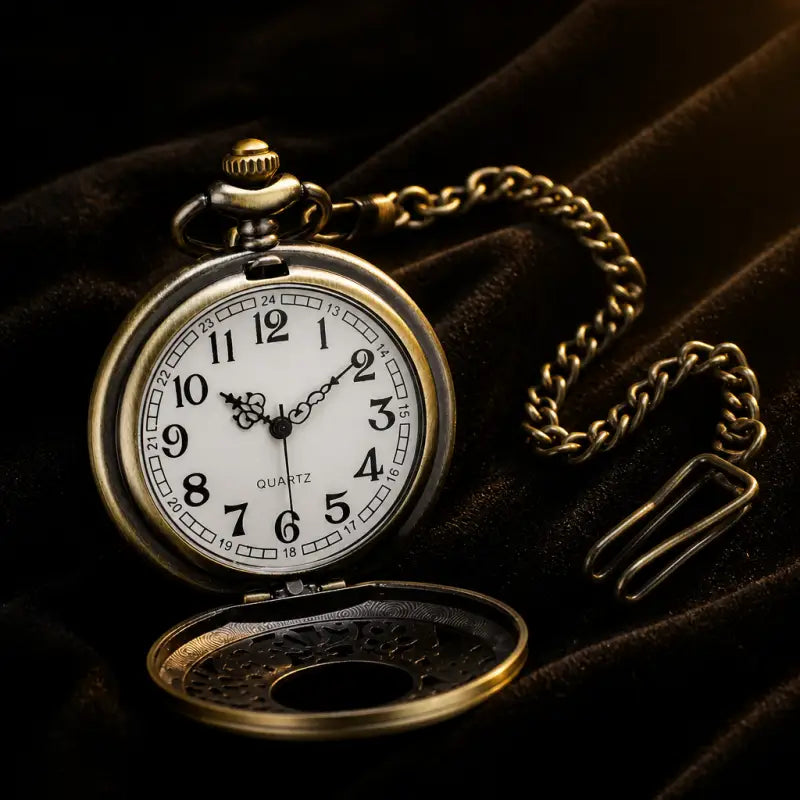 Montre à Gousset Quartz Collier Vintage Femme - Univers Gousset