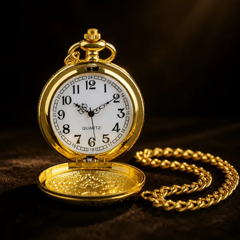 Montre à Gousset Quartz Collier Femme Élégante - Univers Gousset
