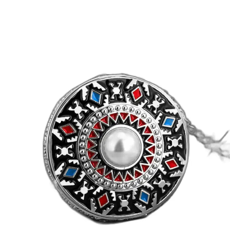 Pendentif ornemental rond avec perle, produit Montre Gousset Collier Diamond