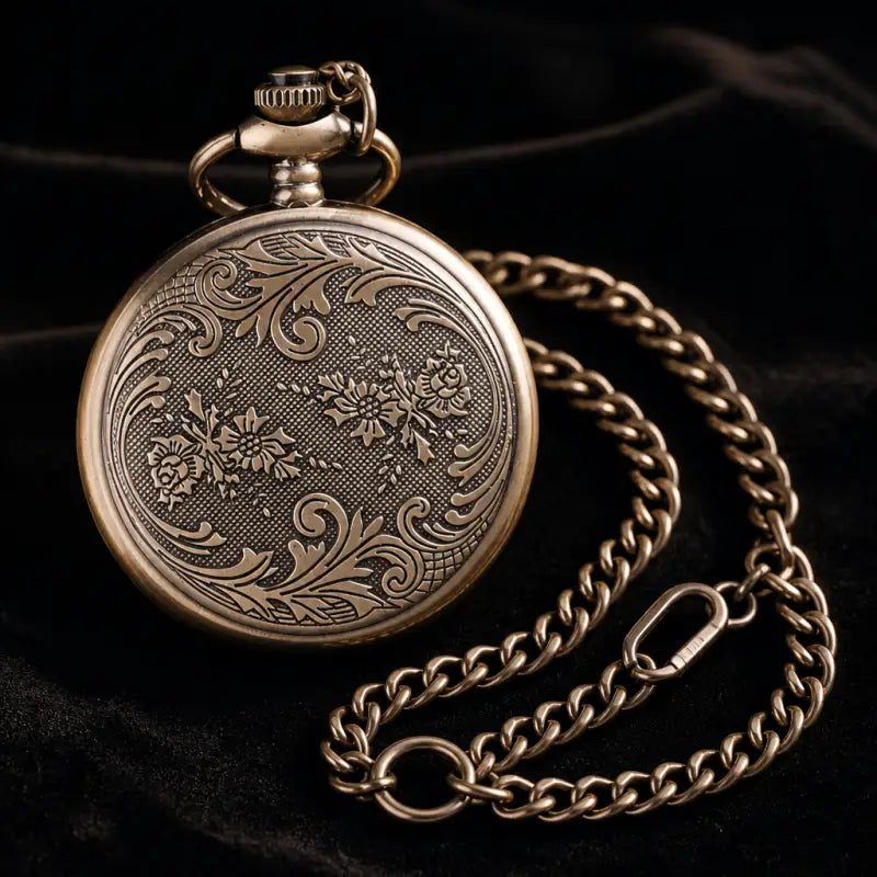 Montre à Gousset Quartz Collier Pierre Femme - Univers Gousset