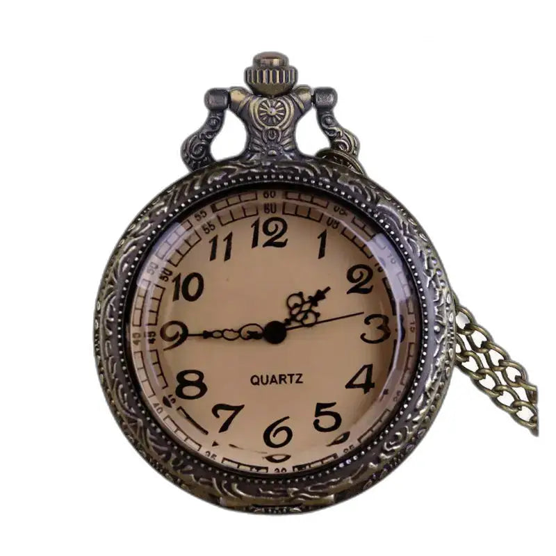 Montre Gousset Collier Quartz Vintage Femme Homme avec un design classique élégant