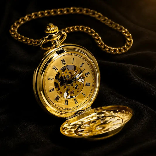Montre à Gousset Mécanique Demi-chasseur Luxe - Univers Gousset