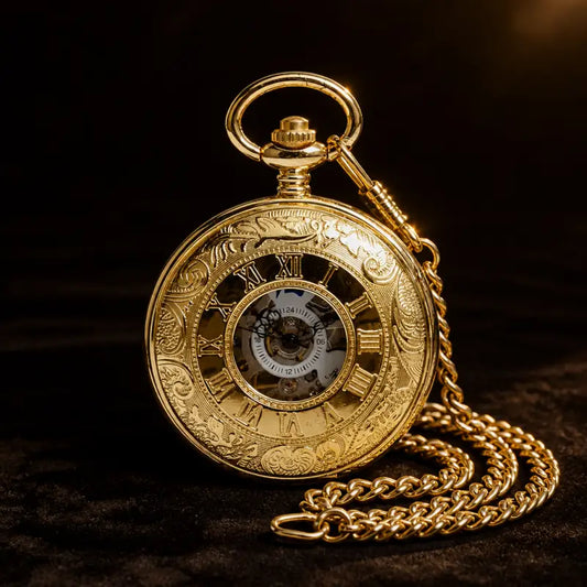 Montre à Gousset Mécanique Double Chasseur - Univers Gousset