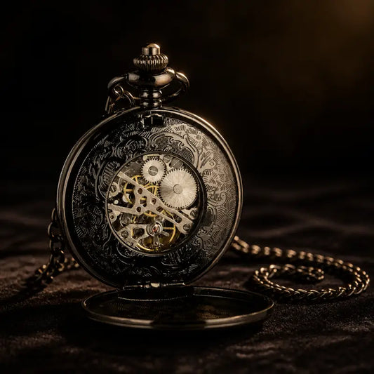 Montre à Gousset Mécanique Double Chasseur - Univers Gousset